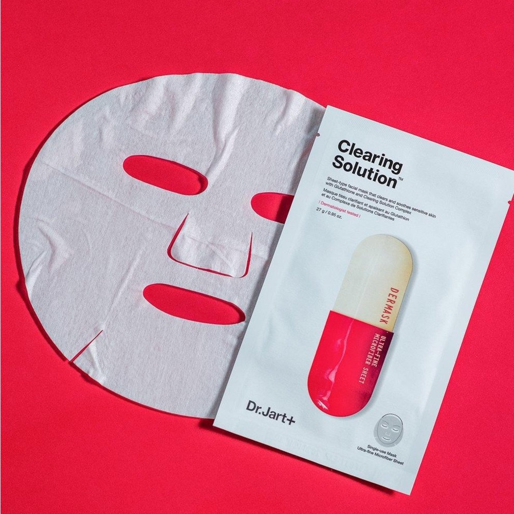 Dr.Jart+ 5 Pc Dermask Micro Jet Clearing Solution Sheet Masks New In Box Sealed